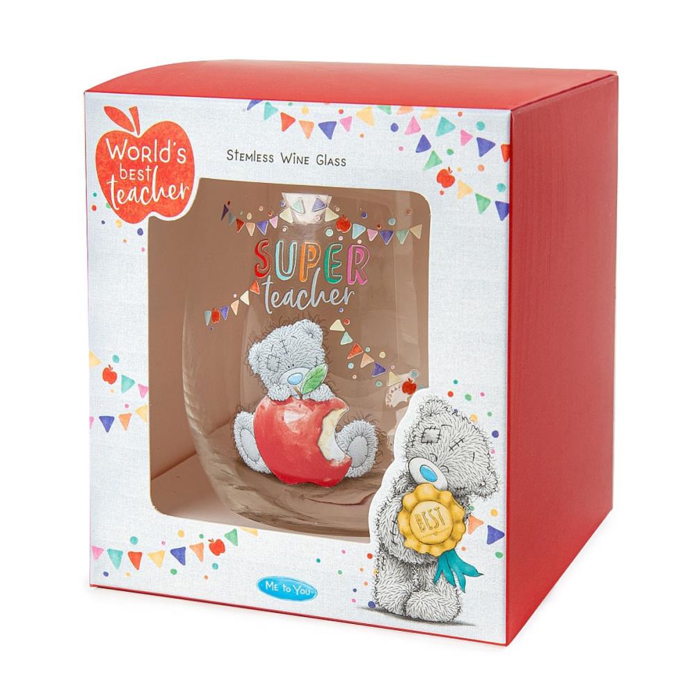 Super Teacher Me to You Bear Boxed Stemless Glass Extra Image 1